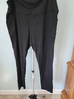 Women’s Black Stretch Jeggings with Side Pockets Set Of 2 5x